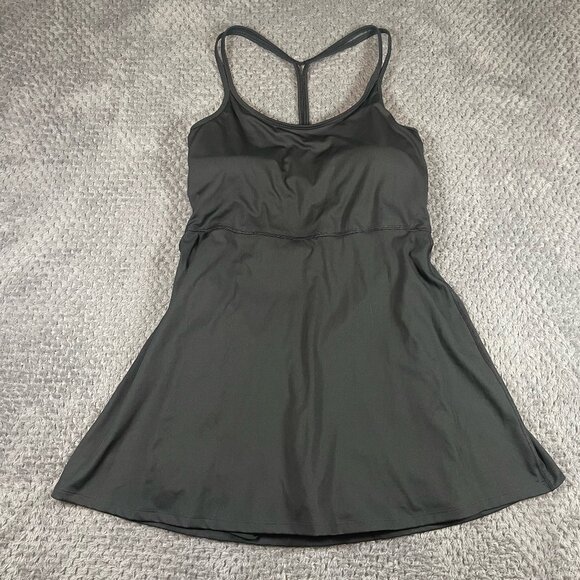 Madewell MWL Flex Cutout Athletic Dress Size XL Black Sporty Fitness Tennis Golf - Picture 4 of 9